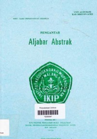 PENGANTAR ALJABAR ABSTRAK