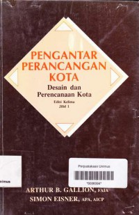 Image of PENGANTAR PERANCANGAN KOTA ED 5 JIL 1