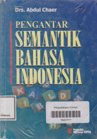 PENGANTAR SEMANTIK BAHASA INDONESIA