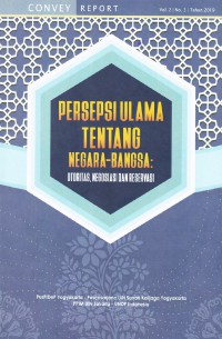 PERSEPSI ULAMA TENTANG NEGARA BANGSA