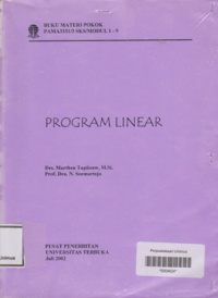 PROGRAM LINEAR