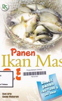 PANEN IKAN MAS 2,5 BULAN