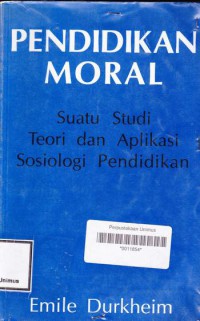 PENDIDIKAN MORAL