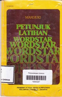 Petunjuk latihan Wordstar