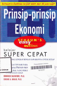 Prinsip-Prinsip Ekonomi