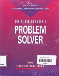 Image of THE NURSE MANAGER’S PROBLEM SOLVER