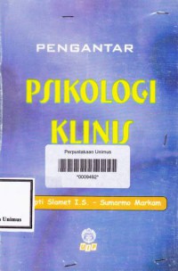 PENGANTAR PSIKOLOGI KLINIS