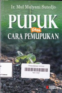 PUPUK DAN CARA PEMUPUKAN