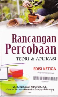 RANCANGAN PERCOBAAN TEORI & APLIKASI (Edisi 3)