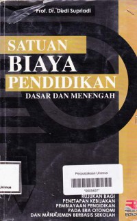 Image of SATUAN BIAYA PENDIDIKAN DASAR DAN MENENGAH