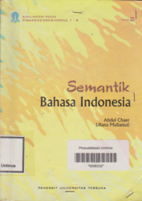 SEMANTIK BAHASA INDONESIA