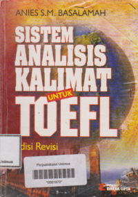 SISTEM ANALISIS KALIMAT UNTUK TOEFL