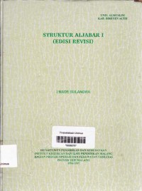 STRUKTUR ALJABAR 1 ED REVISI