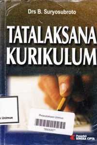 TATALAKSANA KURIKULUM