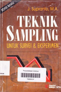 Image of Teknik Sampling Untuk Survei dan eksperimen