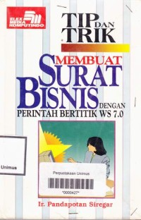 Tip dan trik Membuat surat Bisnis Dengan Perintah Bertitik WS 7.0