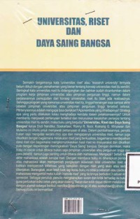 UNIVERSITAS, RISET DAN DAYA SAING BANGSA