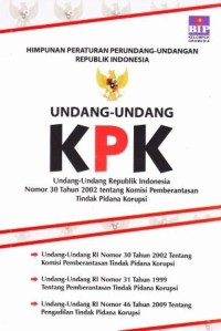 UNDANG - UNDANG KPK