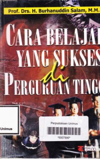 CARA BELAJAR YANG SUKSES PERGURUAN TINGGI