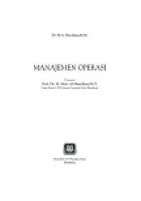 Image of MANAJEMEN OPERASI