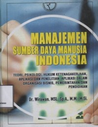 MANAJEMEN SUMBER DAYA MANUSIA INDONESIA