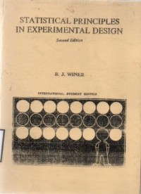 Image of Statistical principles in Experrimental Design