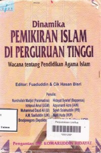 DINAMIKA PEMIKIRAN ISLAM DI PERGURUAN TINGGI