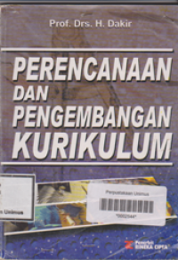 PERENCANAAN DAN PENGEMBANGAN KURIKULUM